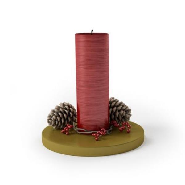 Candle 3D Model - دانلود مدل سه بعدی شمع - آبجکت سه بعدی شمع - دانلود مدل سه بعدی fbx - دانلود مدل سه بعدی obj -Candle 3d model - Candle 3d Object - Candle OBJ 3d models - Candle FBX 3d Models - کریسمس - Christmas